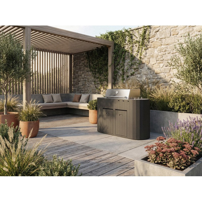 Q-boo OVO GS Dekton Modular Outdoor Kitchen with Grilling Accessories