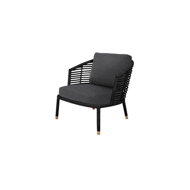 Cane-Line Sense Lounge Chair in Natural or Black Rattan