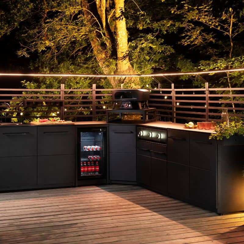 Cozze Elements High-Pressure Laminate Outdoor Kitchen Corner Module 90 × 90cm