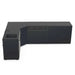 Cozze Elements Modular Outdoor Kitchen L-Shape with Grill, Storage & Sink, Matte-Black