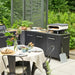 Cozze Outdoor Kitchen 180 Stainless Steel Outdoor Kitchen Unit
