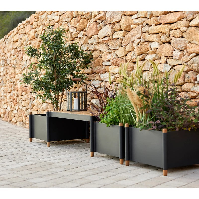 Sticks Bench with 2 Planters