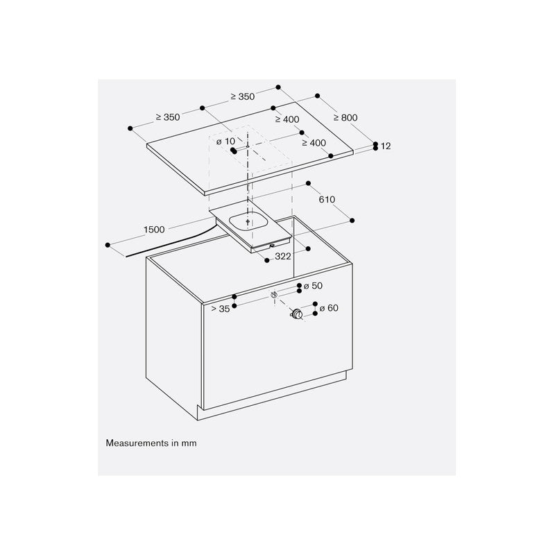 Gaggenau 400 Series Stainless Steel Induction Module 32cm
