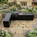 Fontana Ignes Stainless Steel Outdoor Kitchen with 5 Burner Grill, Hob, Sink, Fridge & Storage