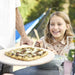 Cozze Classic Gas Pizza Oven 17" with Cordierite Pizza Stone, Grey & Black