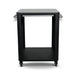 Cozze Table with Pull Out Stainless Steel Outdoor Table with Pull-Out Prep Shelf & Tool Hooks