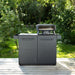Cozze Rotate Gas Pizza Oven 17" with Pizza Door, Black