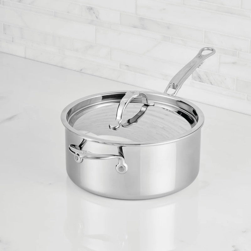 Hestan ProBond Luxe Stainless Steel Saucepan with Lid