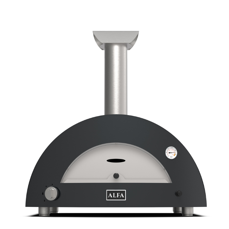 Alfa Forni Moderno 2 Pizze Hybrid Pizza Oven in Ardesia Grey
