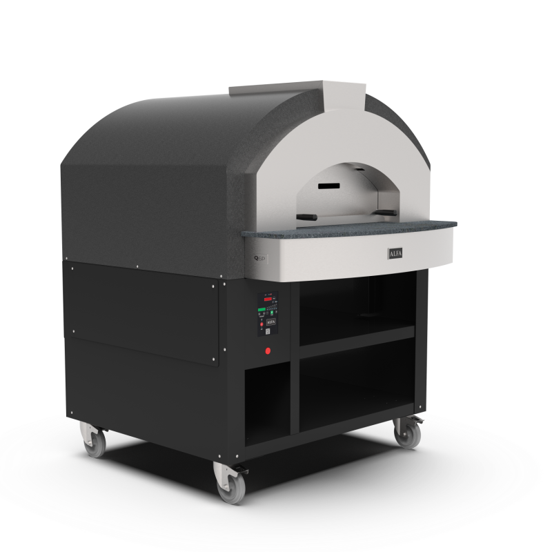 Side view of Alfa Forni Quick 6 Pizza Oven