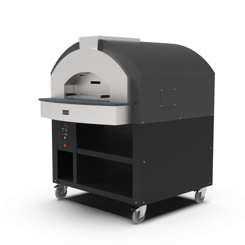 Side view of Alfa Forni Quick 6 Pizza Oven