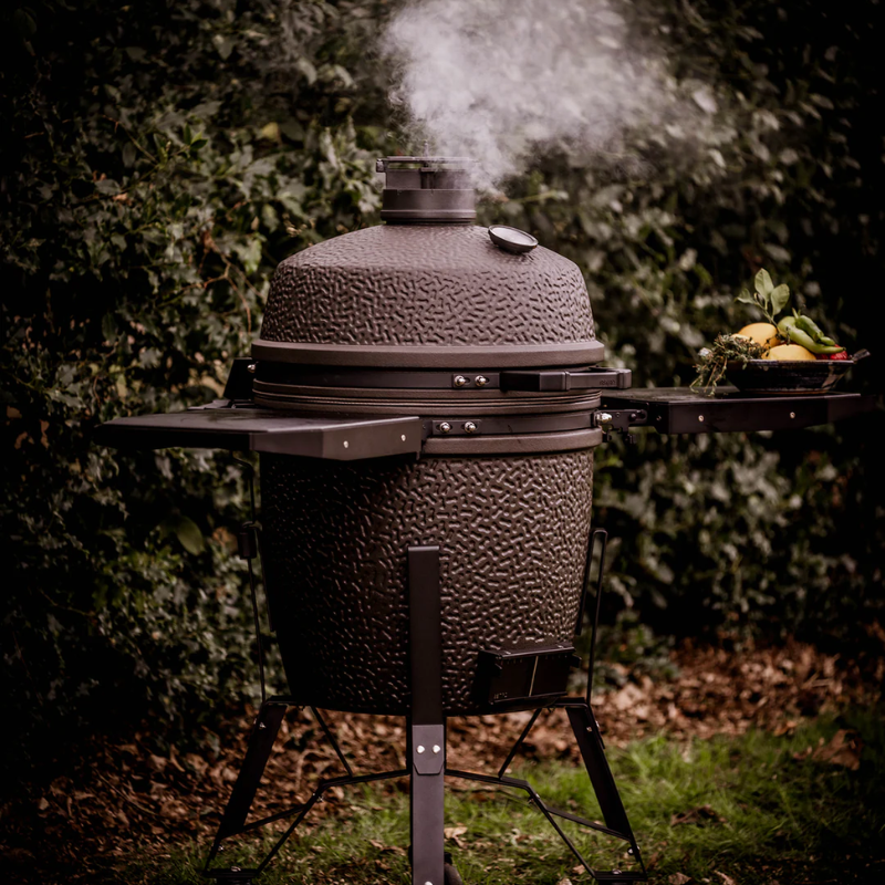BSTRD Pro Kamado Large Charcoal Oven BBQ, Stand & Cover, Graphite