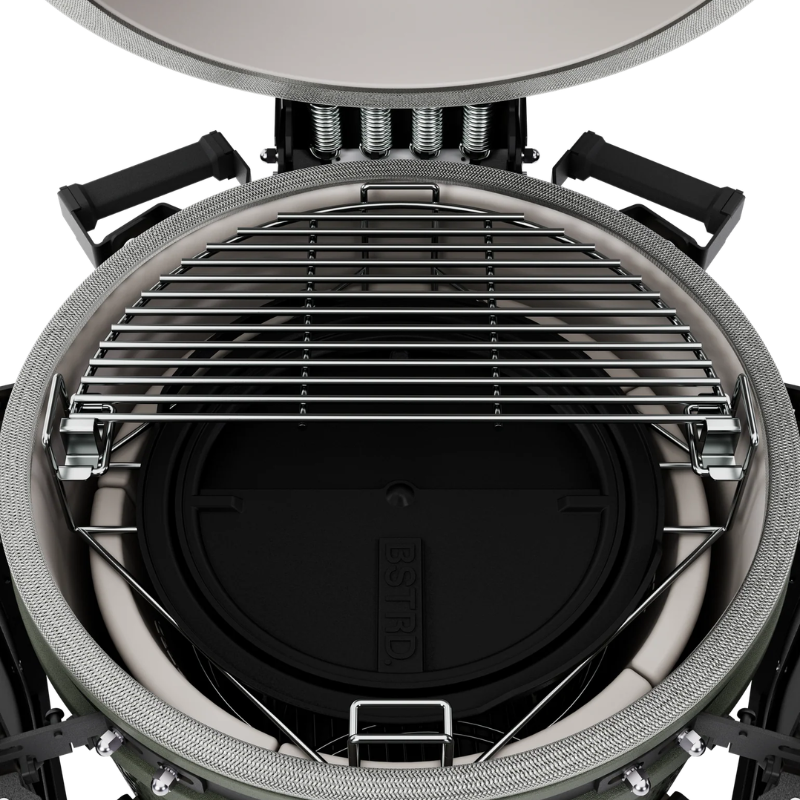BSTRD Pro Kamado Large Charcoal Oven BBQ, Stand & Cover, Alpine Green