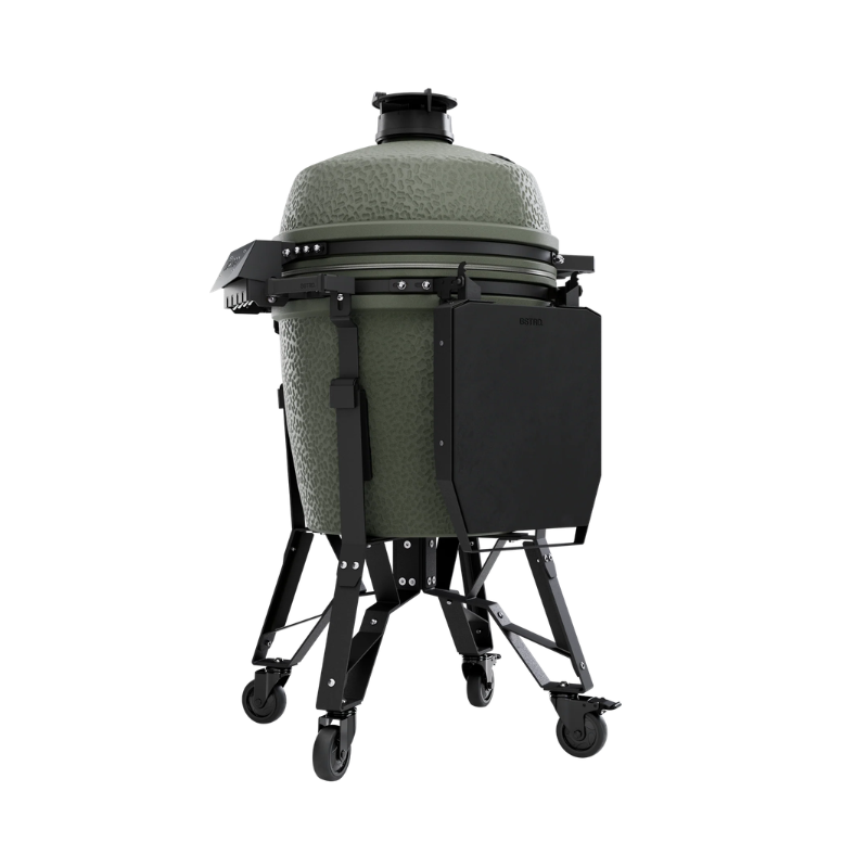 BSTRD Pro Kamado Large Charcoal Oven BBQ, Stand & Cover, Alpine Green