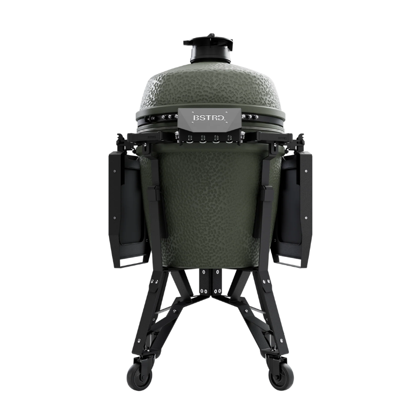 BSTRD Pro Kamado Large Charcoal Oven BBQ, Stand & Cover, Alpine Green