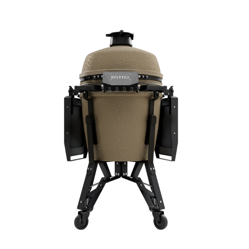 BSTRD Pro Kamado Large Charcoal Oven BBQ, Stand & Cover, Desert Sand