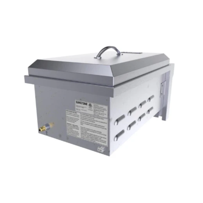 Back view of Sunstone Ruby Series Double Slide-in Burner