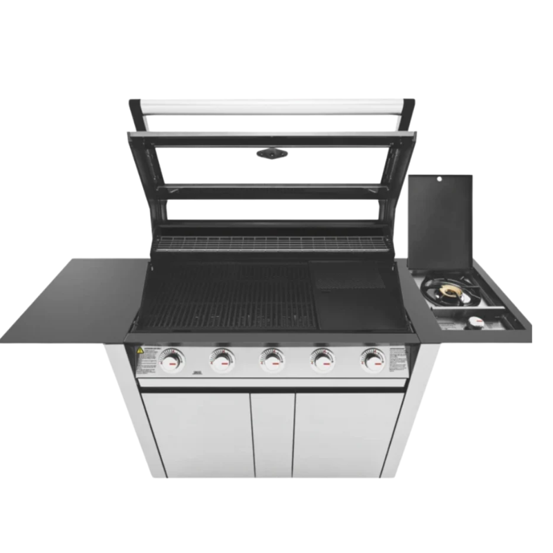Beefeater 1600S 5 Burner Stainless Steel Gas BBQ with Cabinet and Side Burner