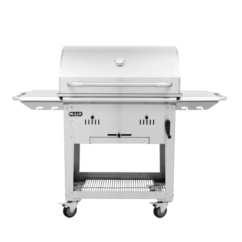 Bull Bison BBQ Charcoal Cart on white background