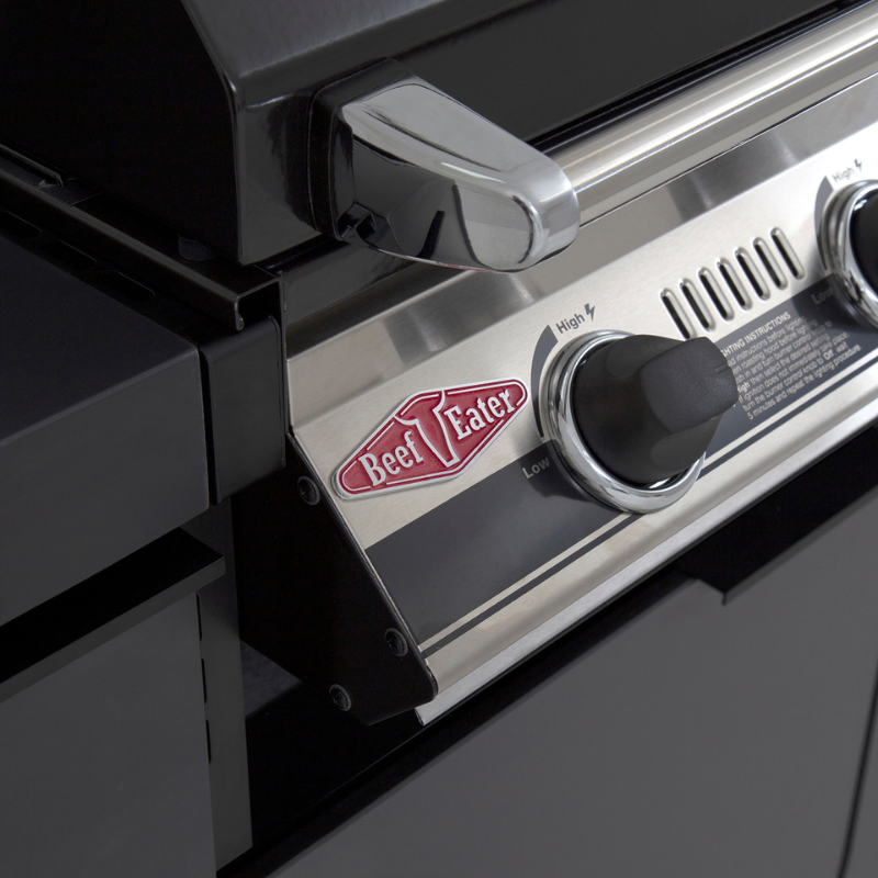 Cabinex Classic Series Outdoor Kitchen with BeefEater 3000E 5 Burner BBQ with Fridge and Sink