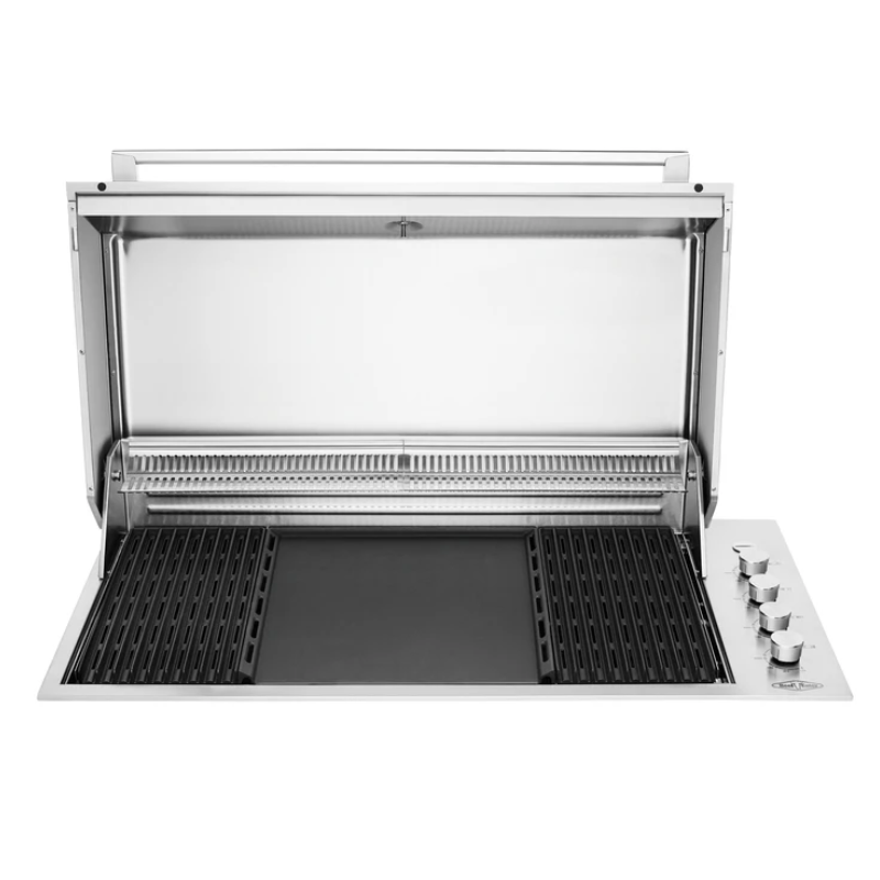 Cabinex Premium Outdoor Kitchen Proline Built-In 6 Burner BBQ Hood with Fridge & Sink