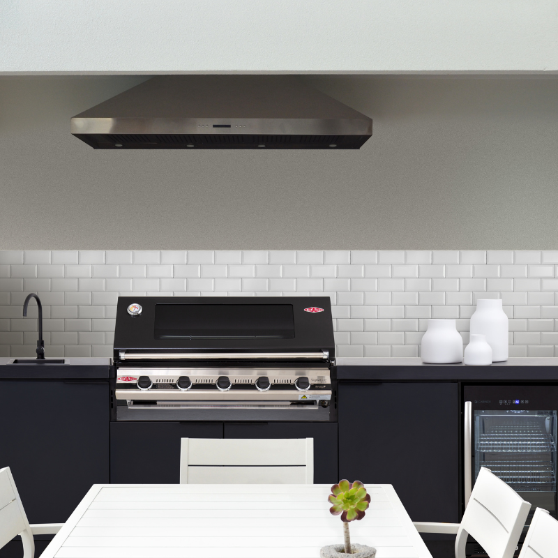 Cabinex Classic Series Outdoor Kitchen with BeefEater 3000E 5 Burner BBQ with Fridge and Sink