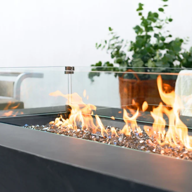 Elementi Fire Plus Cape Town Fire Table in Slate Black.