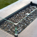 Elementi Fire Plus Cape Town Fire Table in Slate Black.