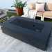 Elementi Fire Plus Cape Town Fire Table in Slate Black.