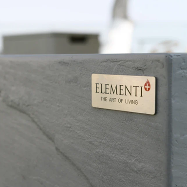 Elementi Fire Plus Capertree Fire Table in Space Grey.
