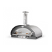 Front view of Clementi Original gas fired pizza oven in stainless steel