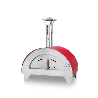 Clementino Gas Powered Pizza Oven in red