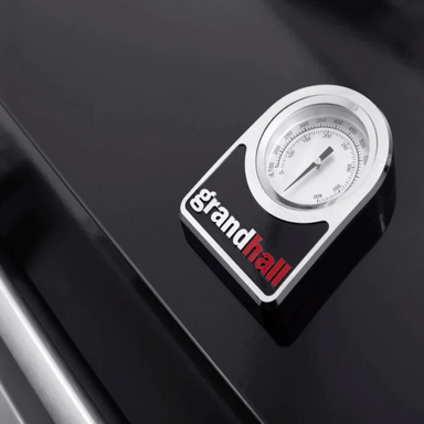 Close up of dial of GrandPro 262 Maxim G5 Outdoor Kitchen with Fridge + Sink