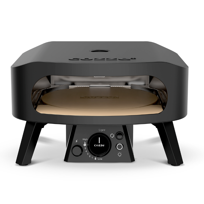 Cozze 13 Inch Rotating Gas Pizza oven Black Edition