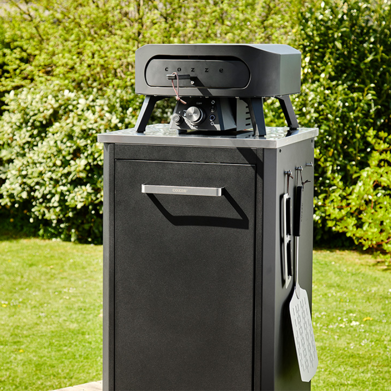 Cozze 13 Inch Rotating Gas Pizza oven Black Edition