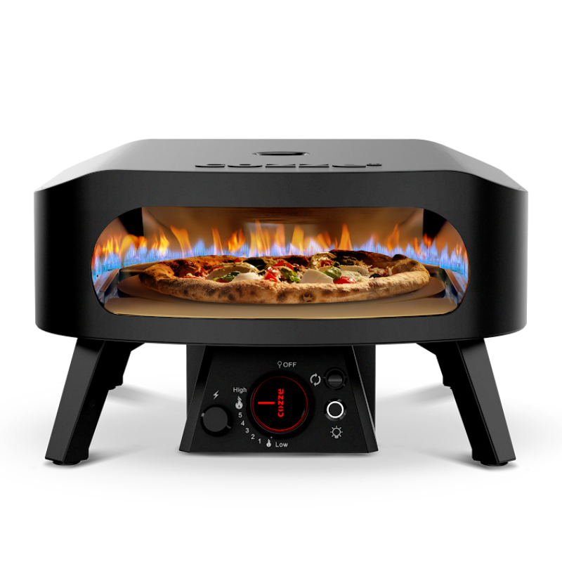 Cozze 13 Inch Rotating Gas Pizza oven Black Edition