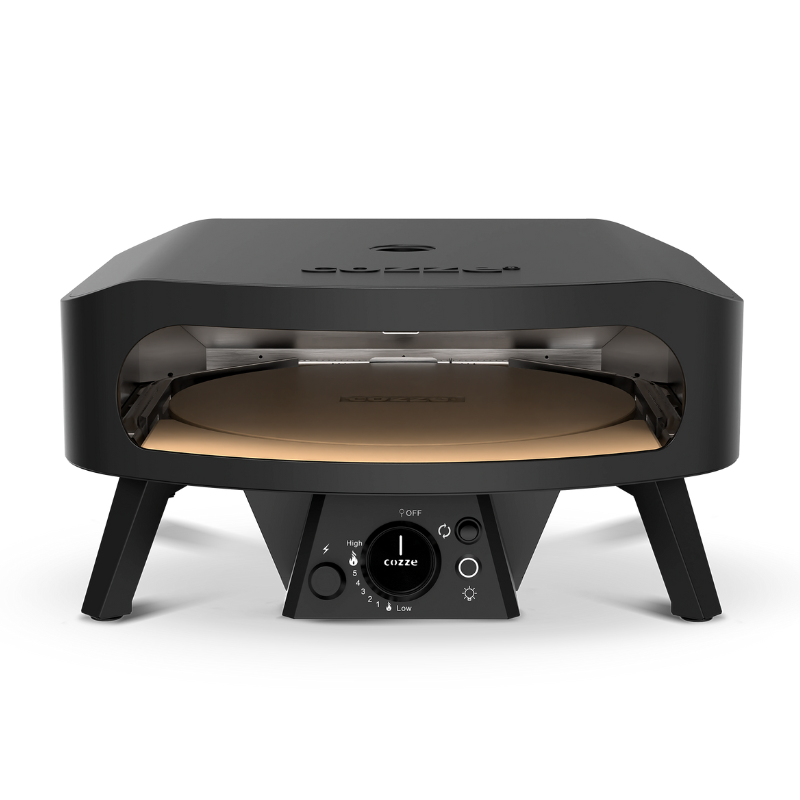 Cozze 17 Inch Rotating Gas Pizza Oven Black Edition