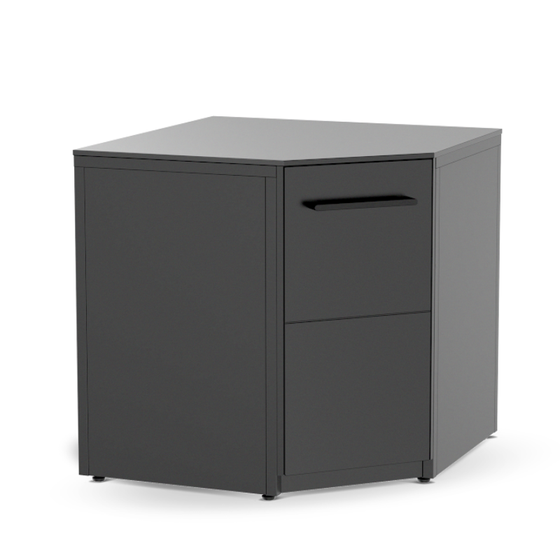 Cozze® Elements Outdoor Kitchen Stainless Steel Corner Module with Worktop