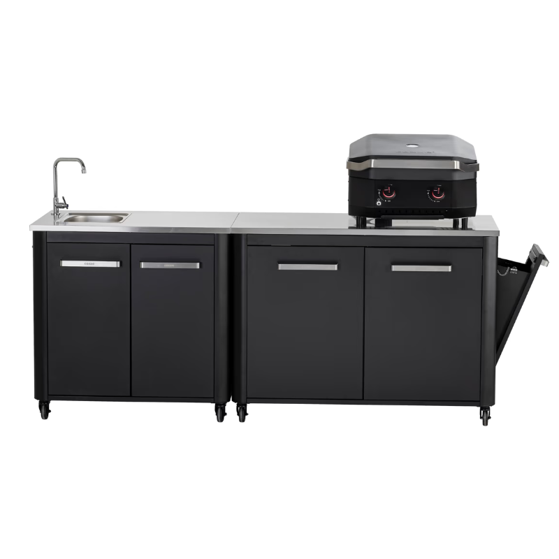 Cozze Stainless Steel Outdoor Kitchen Unit | Double Door 120cm