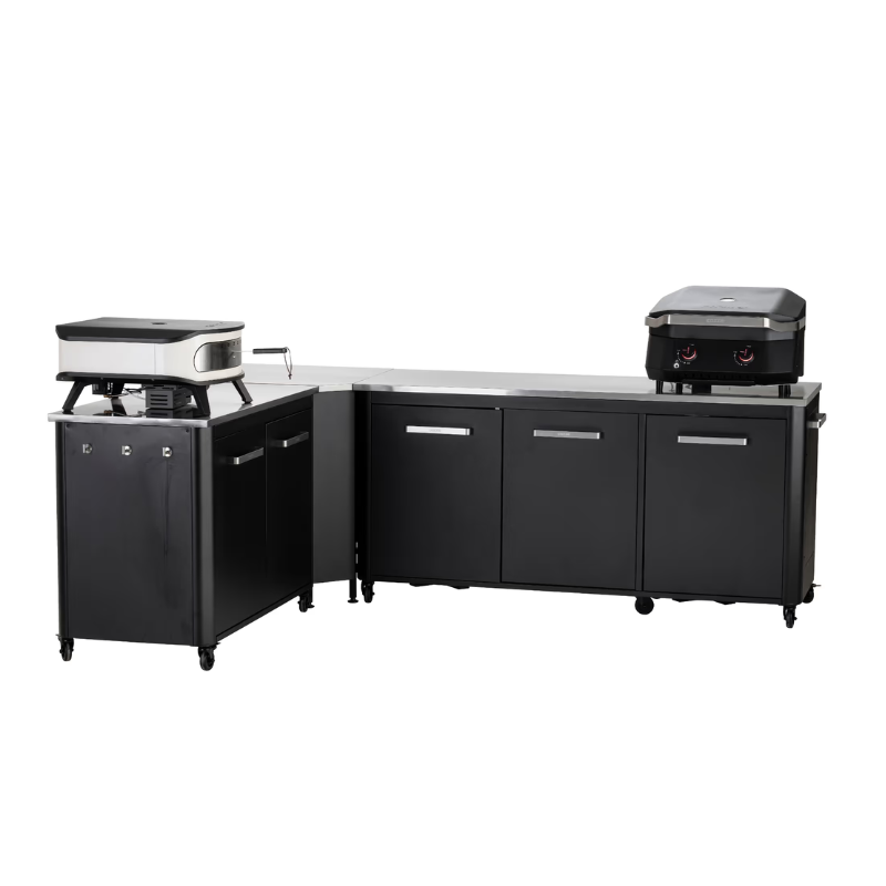 Cozze 180 Stainless Steel 3 Door Unit Modular Outdoor Kitchen