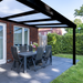 Deponti Giallo Aluminium Veranda in Black