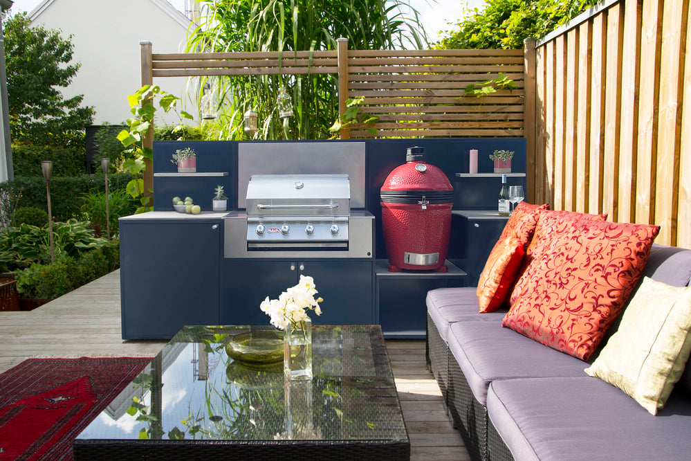 EO Chroma Modular Outdoor Kitchen with Built in Bull BBQ