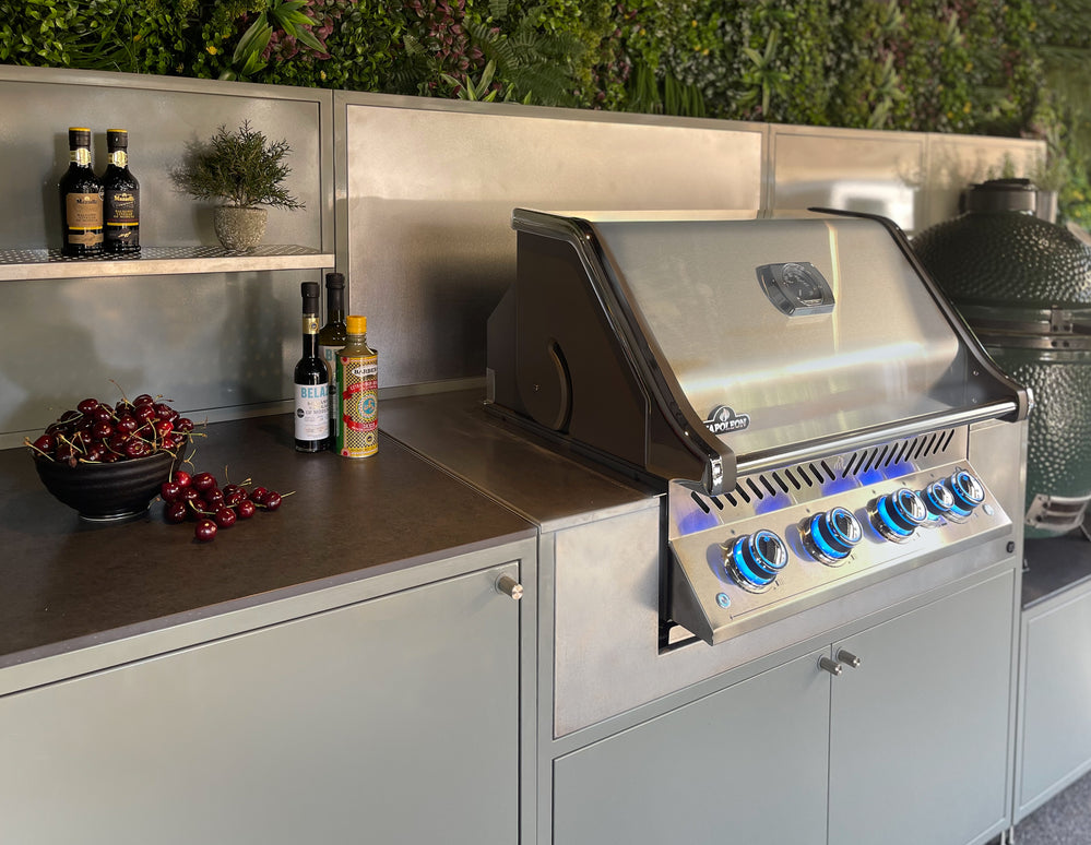 EO Chroma Modular Outdoor Kitchen with Built in Bull BBQ