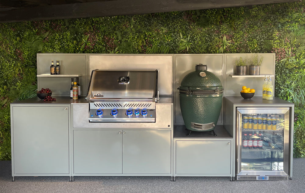 EO Chroma Modular Outdoor Kitchen with Built in Bull BBQ
