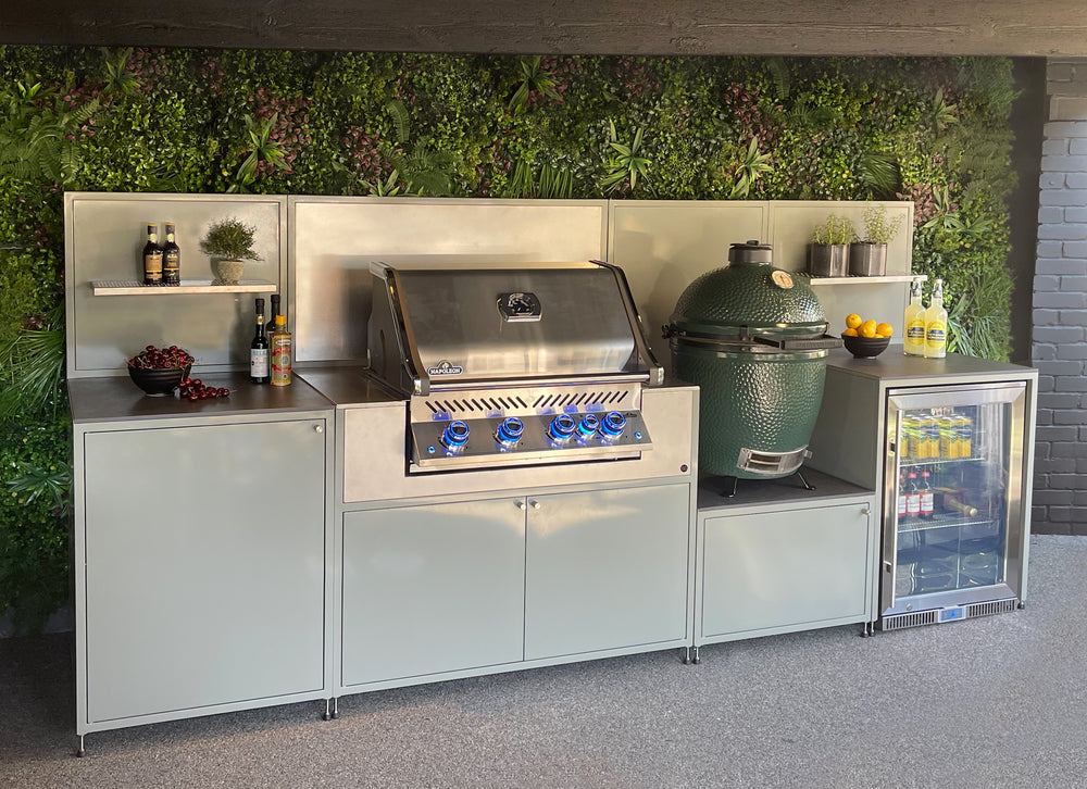 EO Chroma Modular Outdoor Kitchen with Built in Bull BBQ