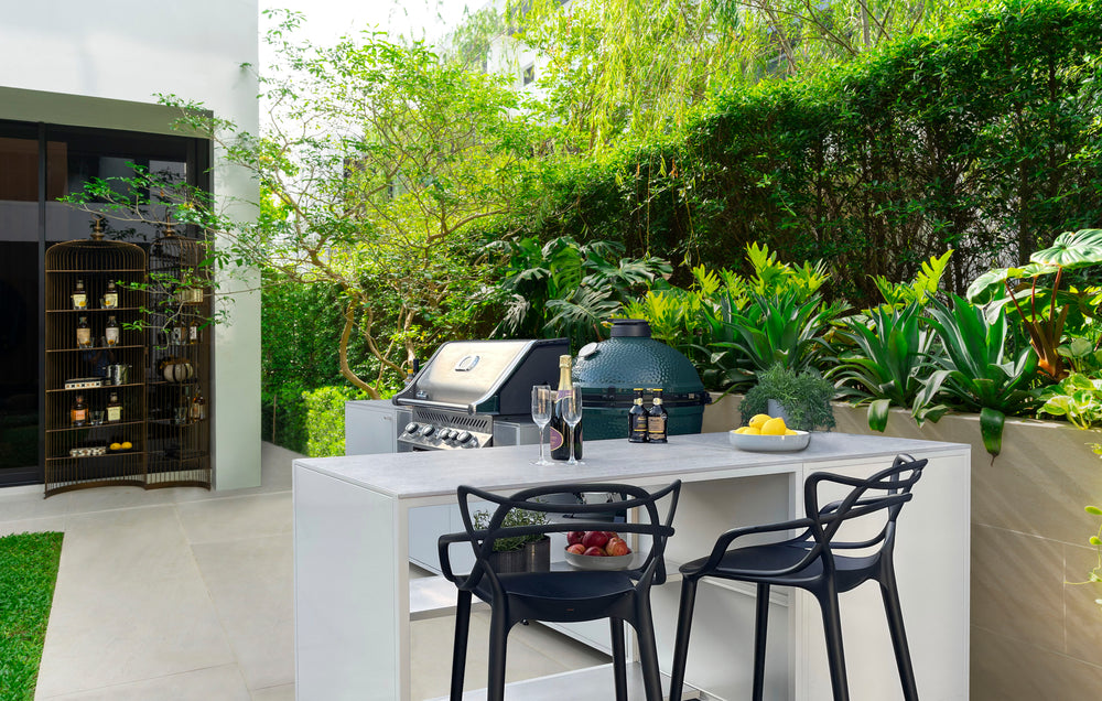 EO Chroma Modular Outdoor Kitchen with Built in Bull BBQ