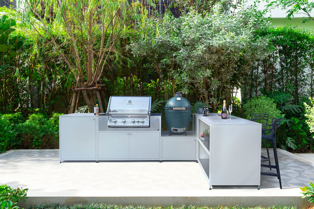 EO Chroma Modular Outdoor Kitchen with Built in Bull BBQ