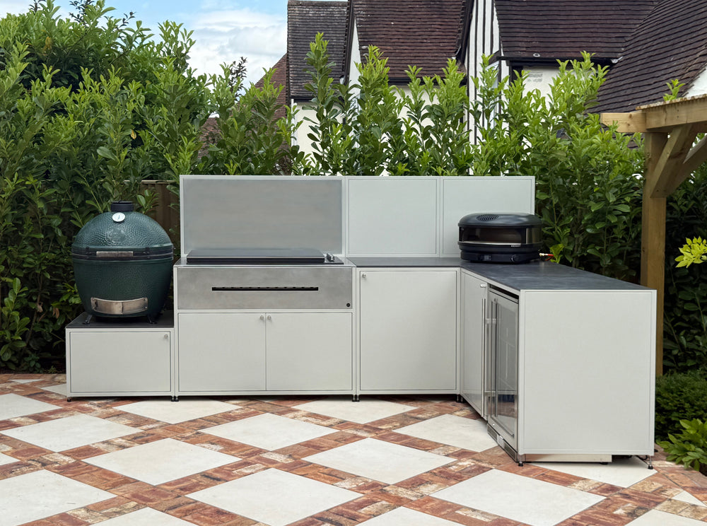 EO Chroma Modular Outdoor Kitchen with Built in Bull BBQ