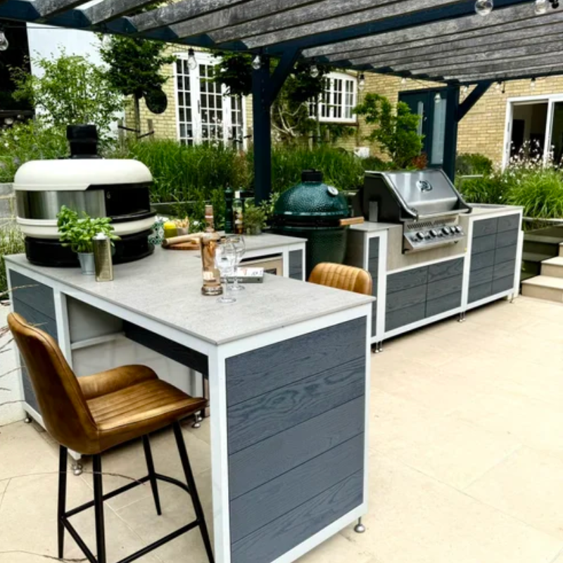 EO Original Stainless Steel Modular Outdoor Kitchen with Napoleon BILEX605RBIPSS-CE Built In BBQ