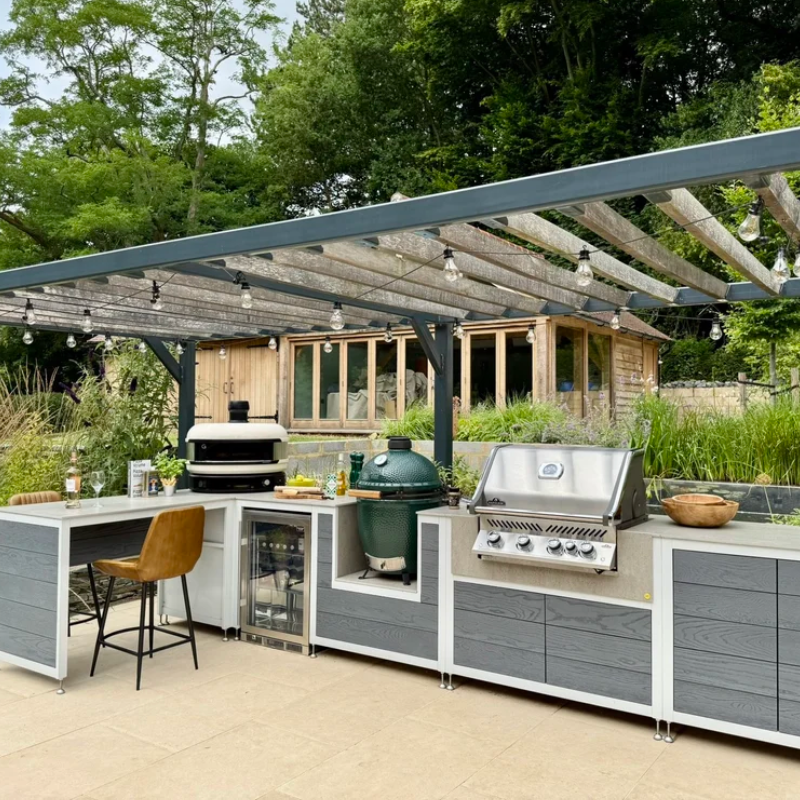 EO Original Stainless Steel Modular Outdoor Kitchen with Napoleon BILEX605RBIPSS-CE Built In BBQ